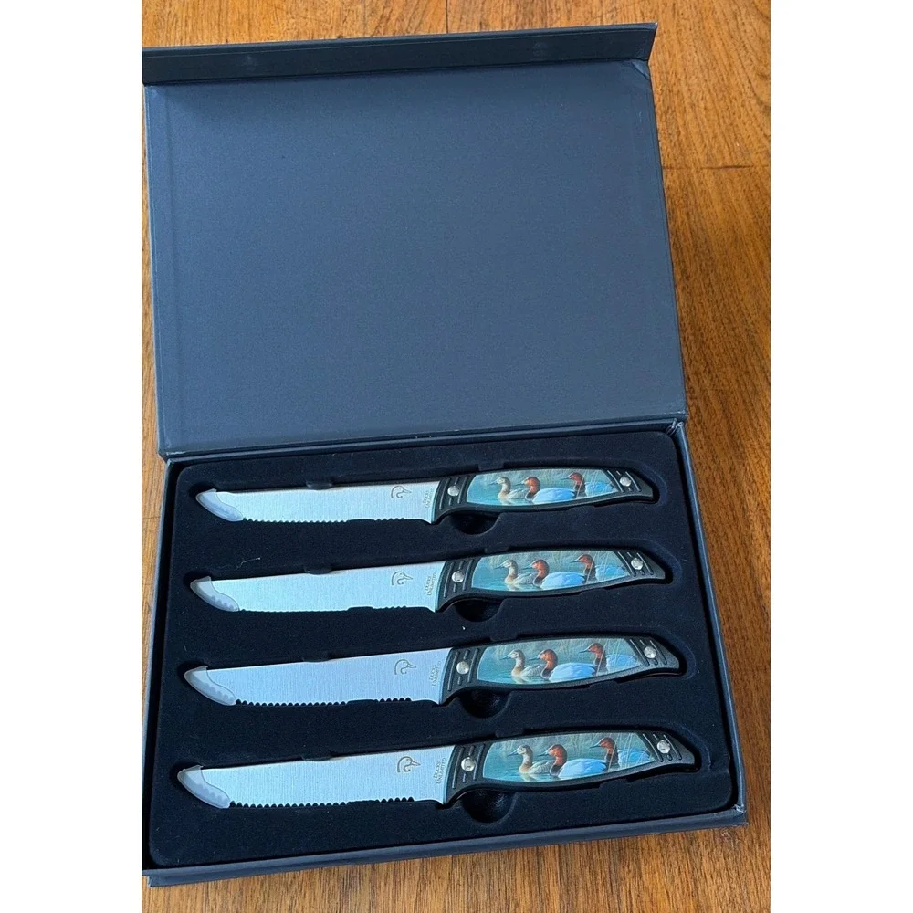Ducks Unlimited Canvasback 4 Piece Steak Knife Set